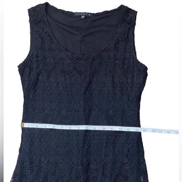 Tiana B Little Black Dress Size Small EUC - Picture 3 of 6